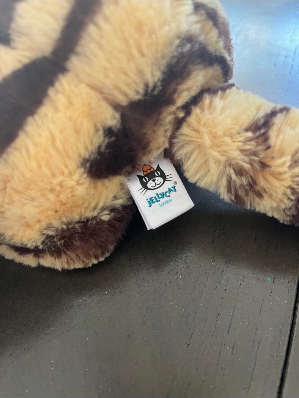 Jellycat Plush Tiger in Brown, Cream, White - Picture 3 of 4